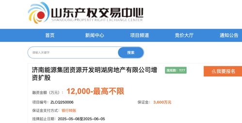 濟南能源集團旗下明湖地產要增資擴股引 戰(zhàn)投